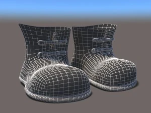 cartoon shoes 3D Model