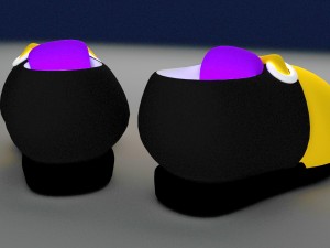 cartoon shoes 3D 模型