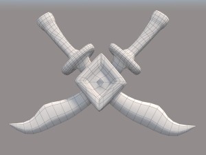 cartoon pirate skeleton Model 3D