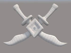 cartoon pirate skeleton 3D Model