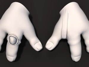 3d monter cartoon hand 3D Model