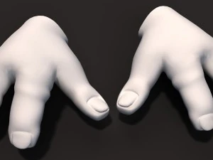 3d monter cartoon hand 3D Model