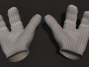 3d monter cartoon hand 3D Model