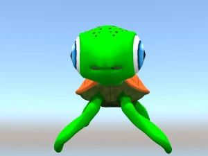 cartoon turtle 3D Model