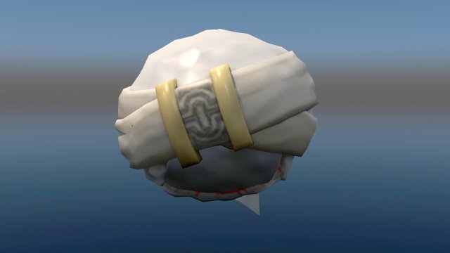 turban Modelo 3D .c4d .max .obj .3ds .fbx .stl .blend 