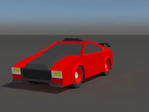low poly car pack 01 3D Model