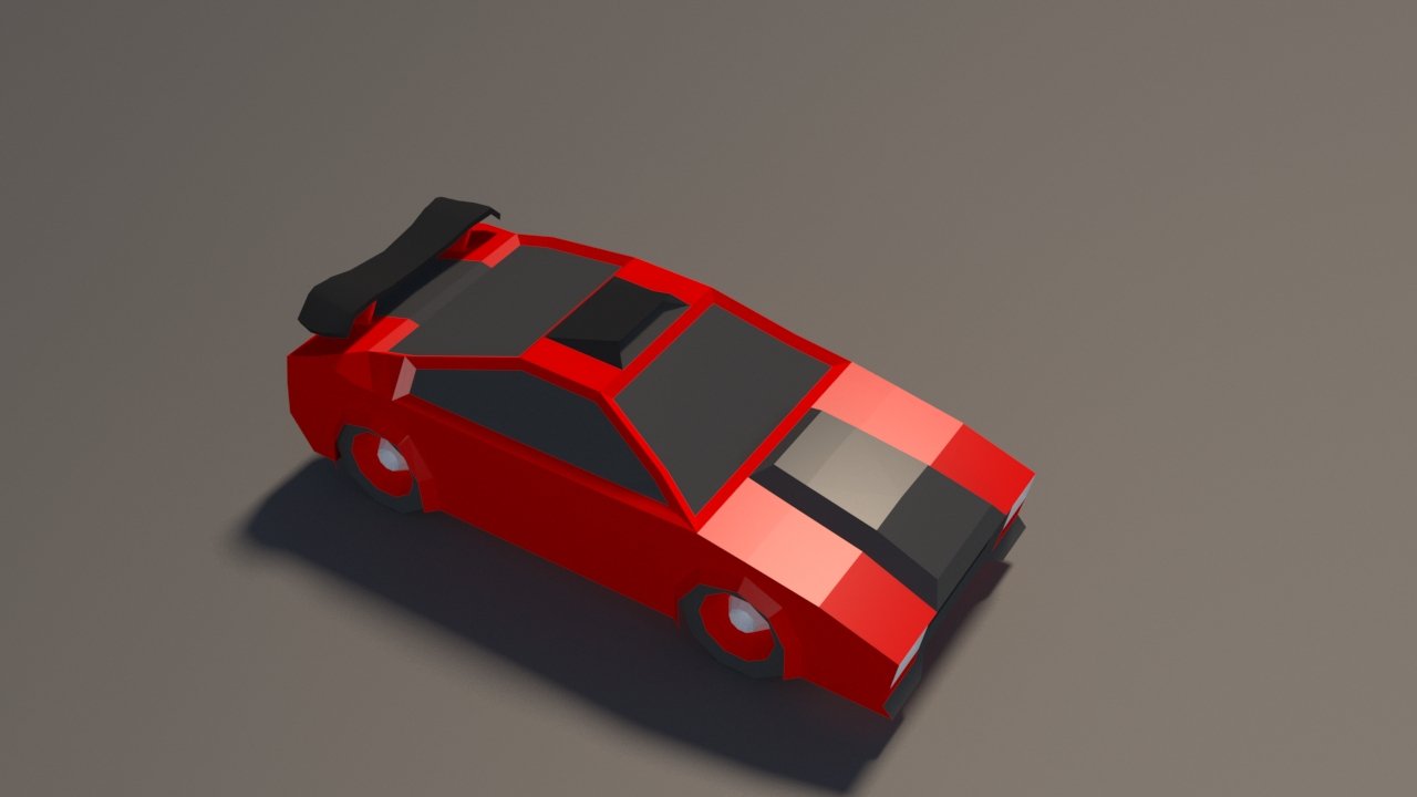 Low Poly Car Pack 01 3D Model in Racing 3DExport
