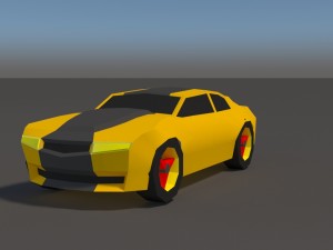 low poly car pack 01 3D Model