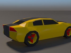 low poly car pack 01 3D Model