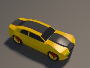 low poly car pack 01 3D Model