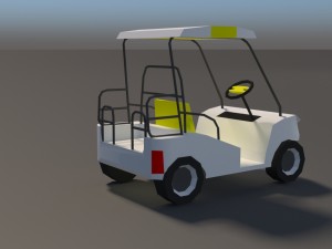 low poly car pack 01 3D Model