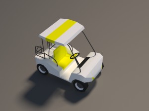 low poly car pack 01 3D Model