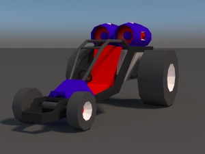 low poly car pack 01 3D Model