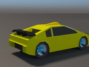 low poly car pack 01 3D Model
