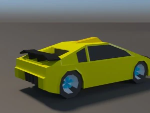 low poly car pack 01 3D Model