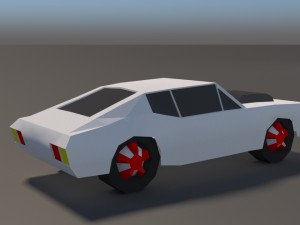 low poly car pack 01 3D Model