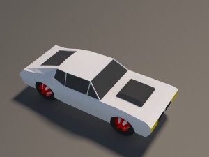 low poly car pack 01 3D Model