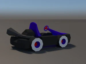 low poly car pack 01 3D Model