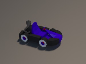 low poly car pack 01 3D Model
