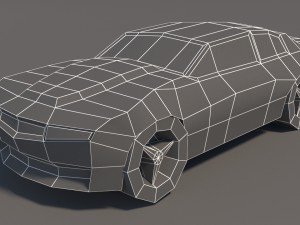 low poly car pack 01 3D Model
