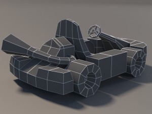 low poly car pack 01 3D Model