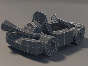 low poly car pack 01 3D Model