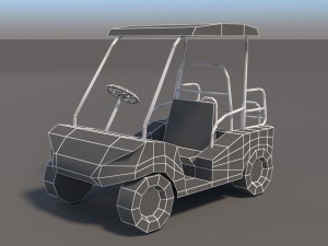 low poly car pack 01 3D Model