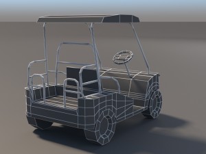 low poly car pack 01 3D Model