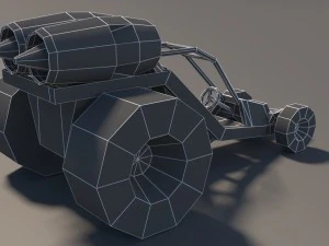 low poly car pack 01 3D Model