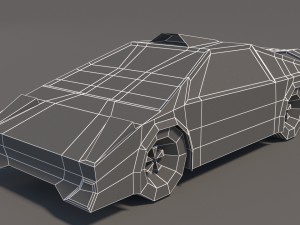 low poly car pack 01 3D Model