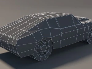 low poly car pack 01 3D Model