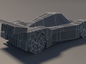 low poly car pack 01 3D Model