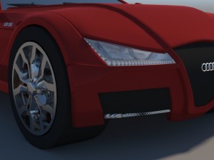 audi s8 high detailed 3D 模型