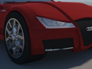 audi s8 high detailed 3D Model
