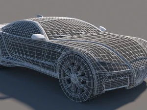 audi s8 high detailed 3D Model