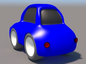 cartoon low poly car pack Model 3D