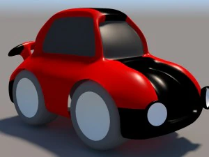 cartoon low poly car pack 3D Model