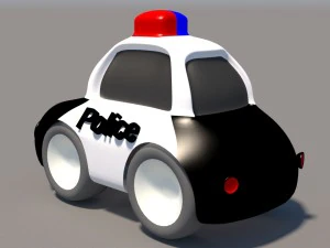cartoon low poly car pack 3D Model