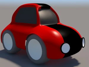 cartoon low poly car pack 3D Model