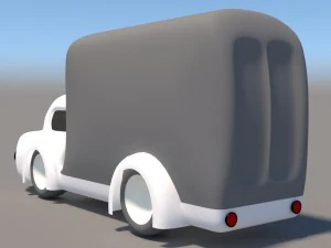 cartoon low poly car pack 3D Model