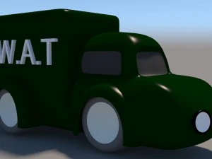 cartoon low poly car pack 3D Model