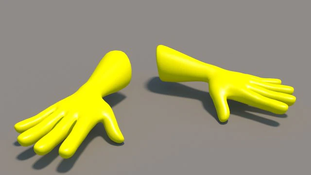gloves 3D Model .c4d .max .obj .3ds .fbx .stl .blend