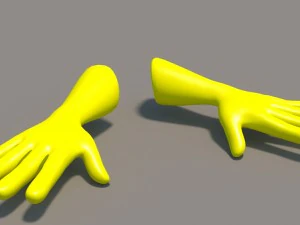 दस्ताने 3D मॉडल