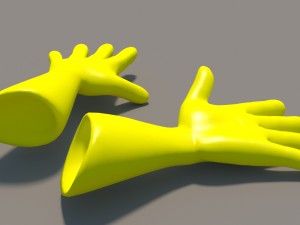 gloves Model 3D