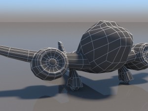 cartoon plane 3Dモデル