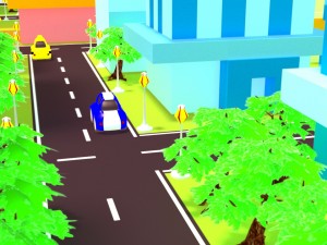 cartoon city 3D मॉडल