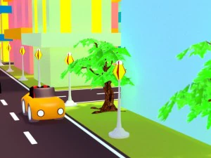 cartoon city 3D Model