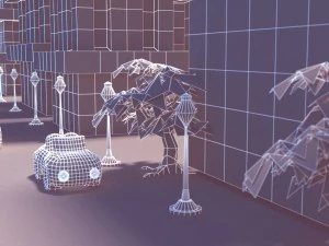 cartoon city 3D Model