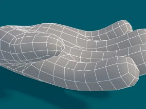 toon hand 3D Model
