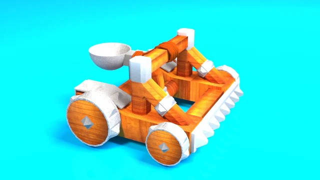 catapult 3D Model .c4d .max .obj .3ds .fbx .stl .blend 